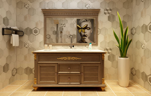 All aluminum bathroom cabinet series